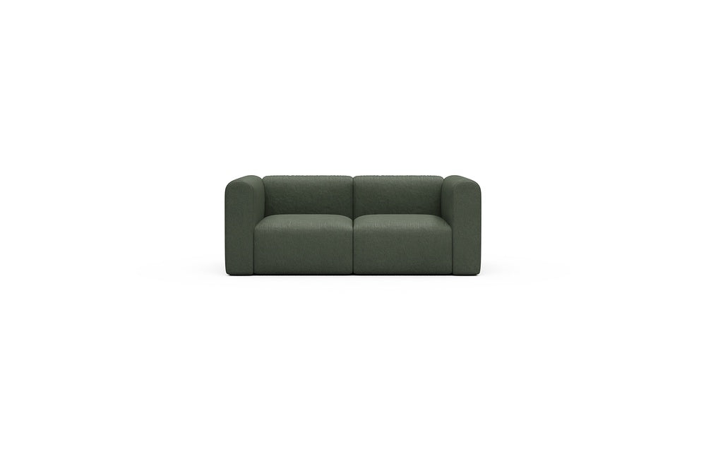 Rund Casual Modular Sofa - Configurations 1 - A2H - 194 x 97 cm - 2 Seater - 488 Denari Forest Green