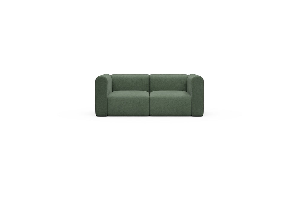 Rund Casual Modular Sofa - Configurations 1 - A2H - 194 x 97 cm - 2 Seater - 498 Casone Forest Green