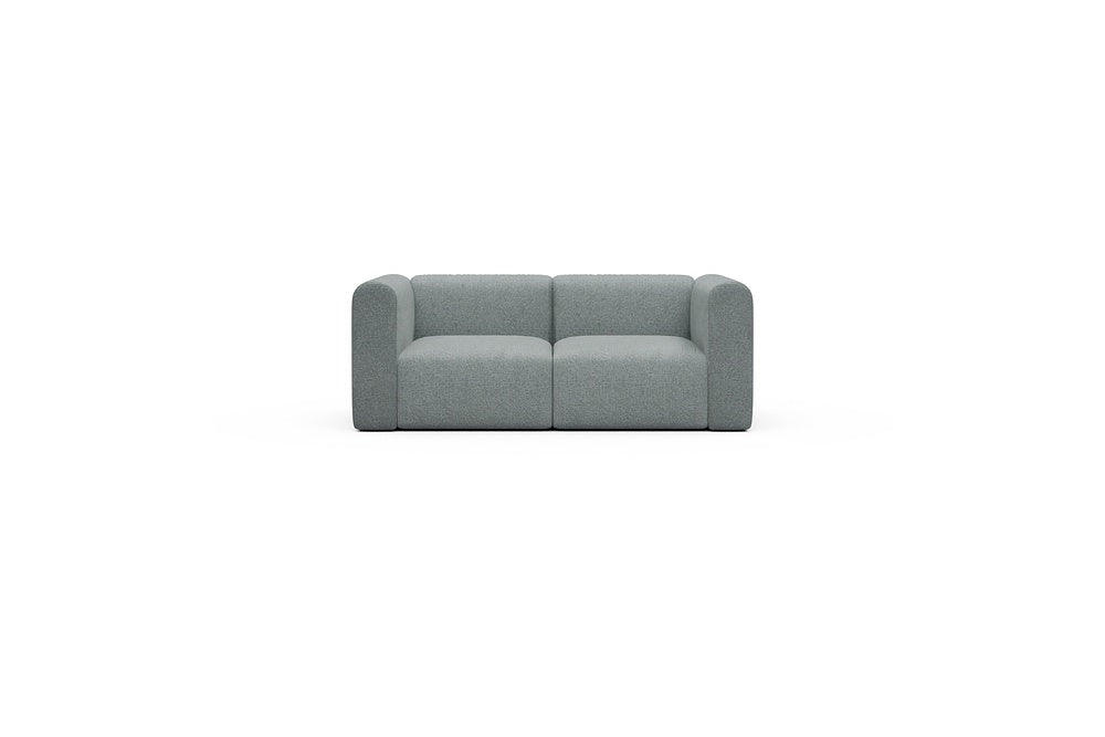 Rund Casual Modular Sofa - Configurations 1 - A2H - 194 x 97 cm - 2 Seater - 499 Casone Light mixed Green