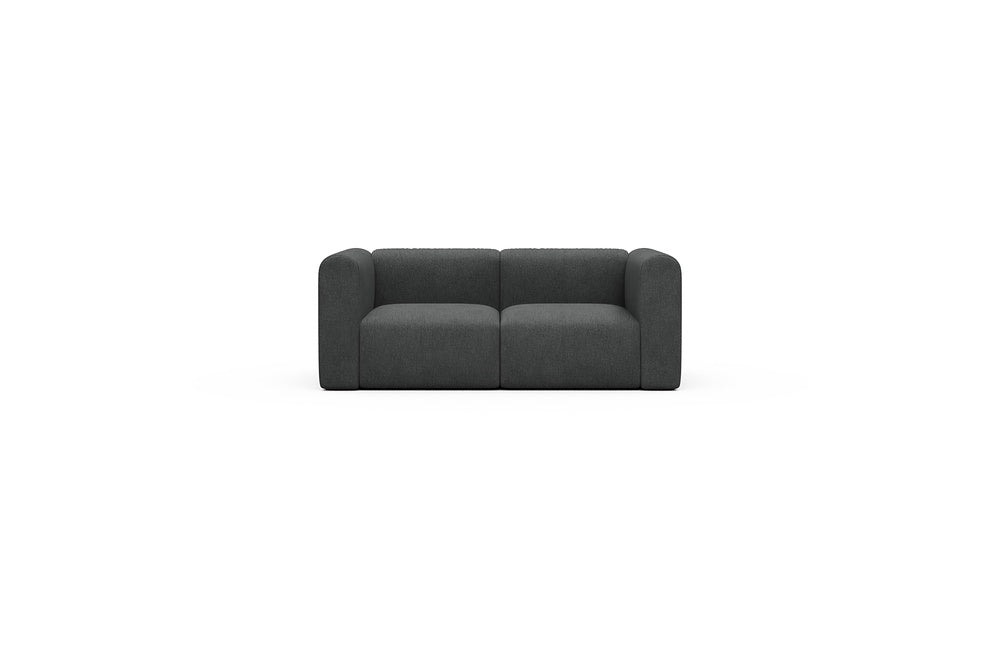 Rund Casual Modular Sofa - Configurations 1 - A2H - 194 x 97 cm - 2 Seater - 529 Bouclé Charcoal