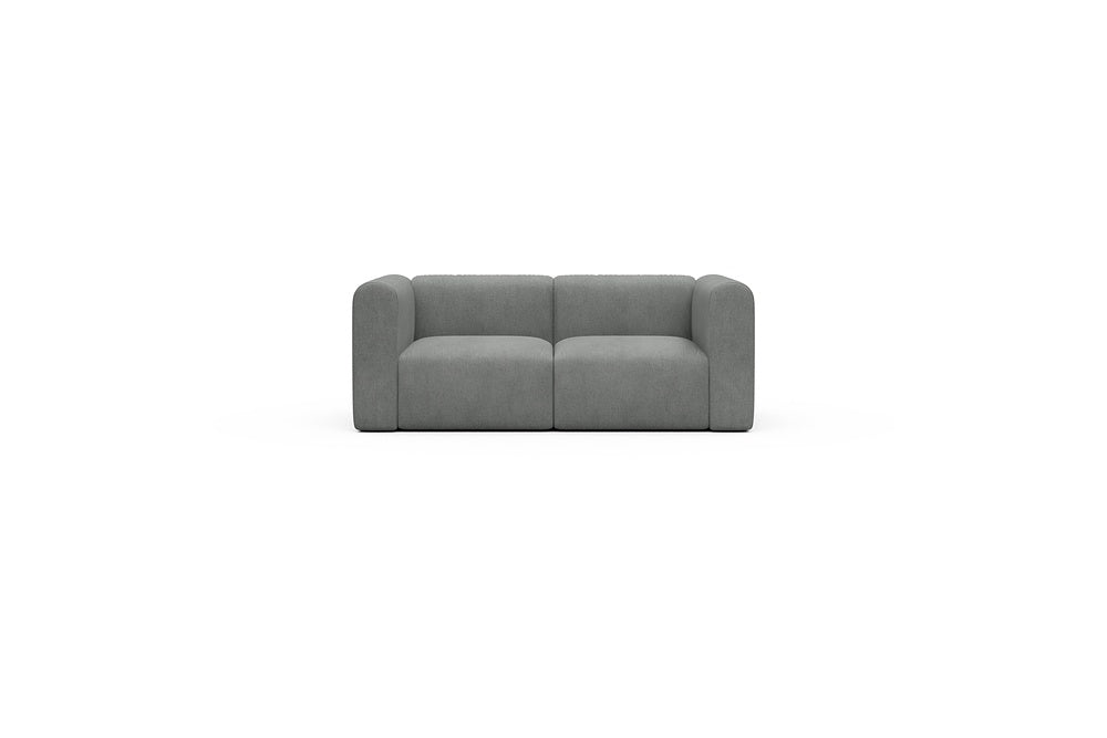 Rund Casual Modular Sofa - Configurations 1 - A2H - 194 x 97 cm - 2 Seater - 533 Bouclé Ash Grey