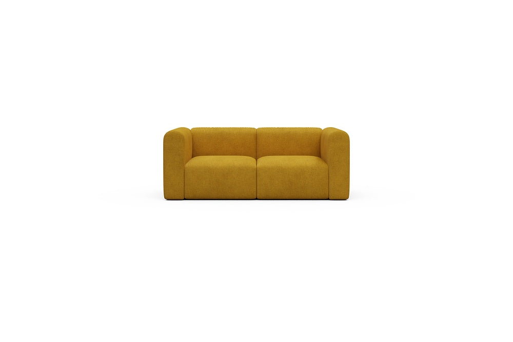 Rund Casual Modular Sofa - Configurations 1 - A2H - 194 x 97 cm - 2 Seater - 536 Bouclé Ochre
