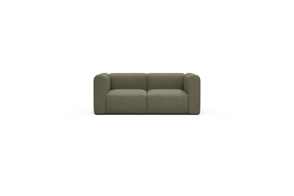 Rund Casual Modular Sofa - Configurations 1 - A2H - 194 x 97 cm - 2 Seater - 575 Vivus Dusty Olive