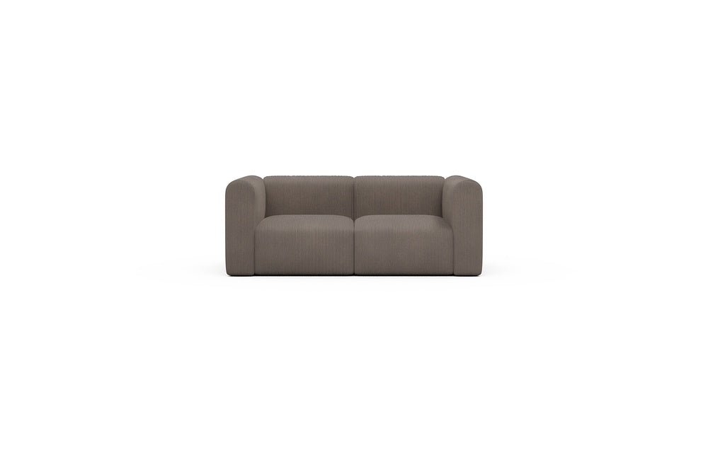 Rund Casual Modular Sofa - Configurations 1 - A2H - 194 x 97 cm - 2 Seater - 596 Corduroy Mocha