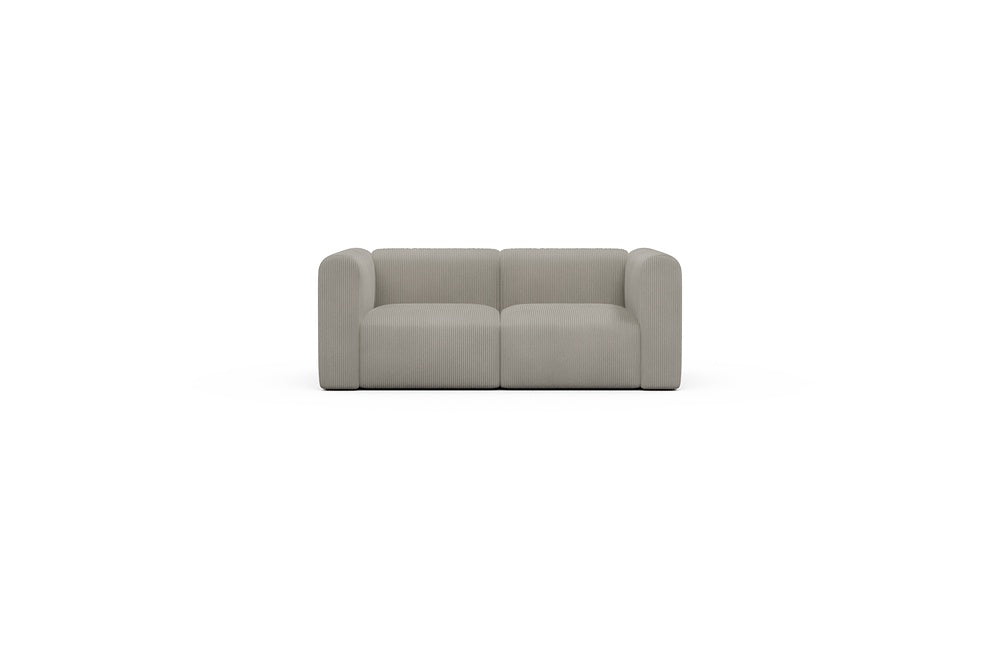 Rund Casual Modular Sofa - Configurations 1 - A2H - 194 x 97 cm - 2 Seater - 603 Corduroy Beige