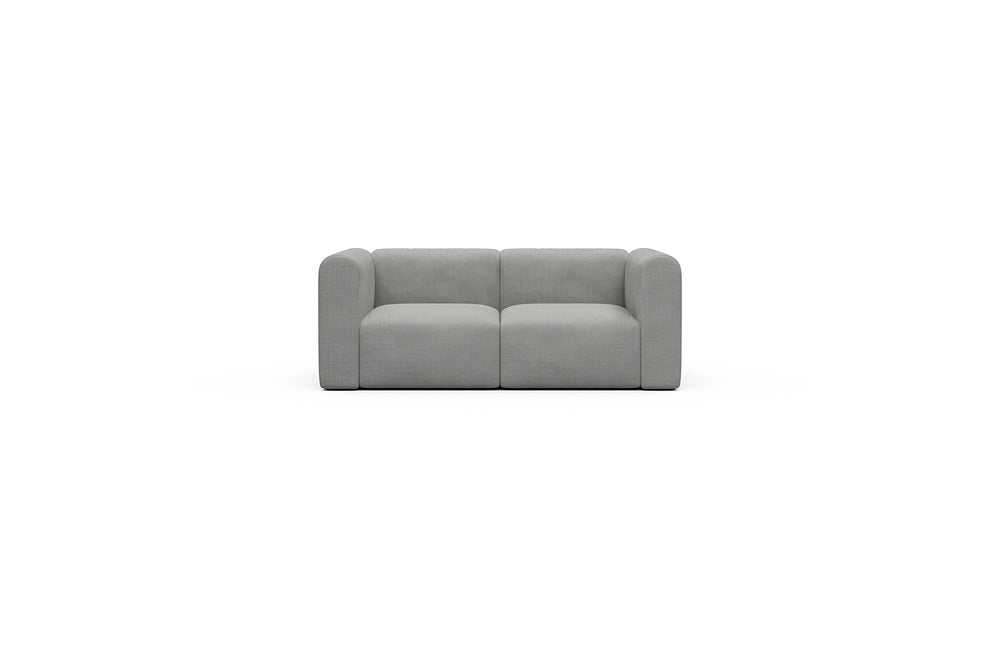 Rund Casual Modular Sofa - Configurations 1 - A2H - 194 x 97 cm - 2 Seater - 764 Cura Sand Grey