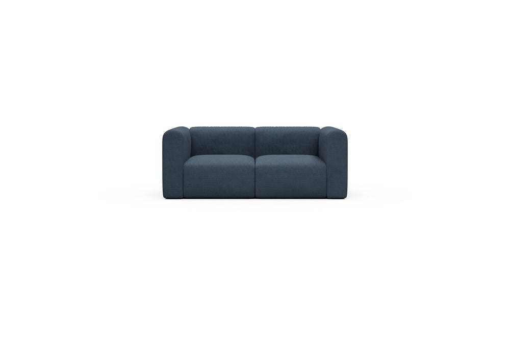Rund Casual Modular Sofa - Configurations 1 - A2H - 194 x 97 cm - 2 Seater - 768 Cura Oxford Blue