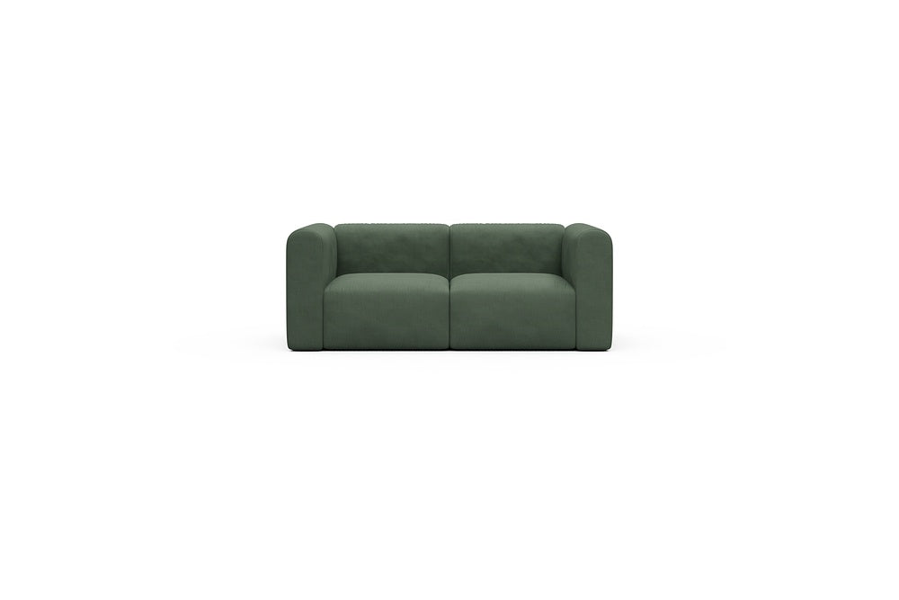 Rund Casual Modular Sofa - Configurations 1 - A2H - 194 x 97 cm - 2 Seater - 769 Cura Saga Green