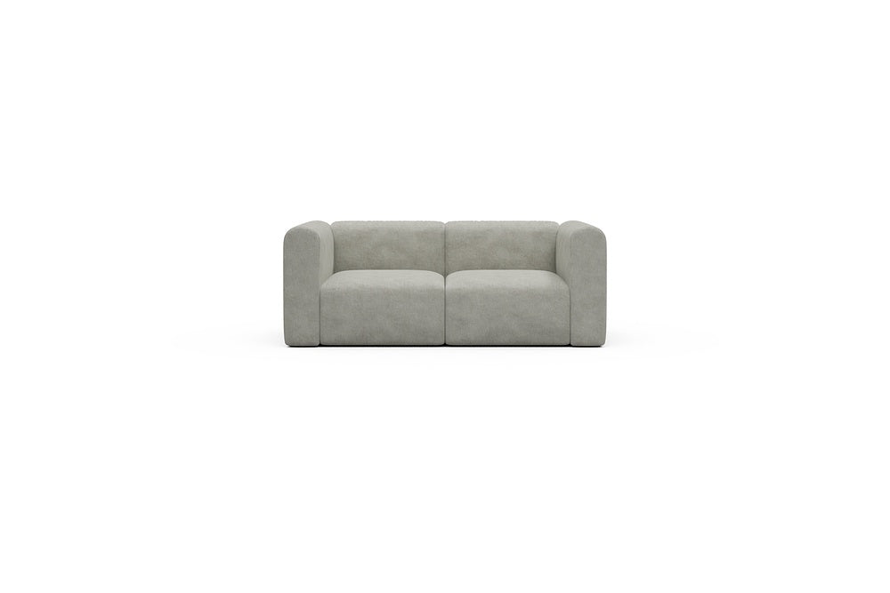 Rund Casual Modular Sofa - Configurations 1 - A2H - 194 x 97 cm - 2 Seater - 773 Carreno Moon Stone White