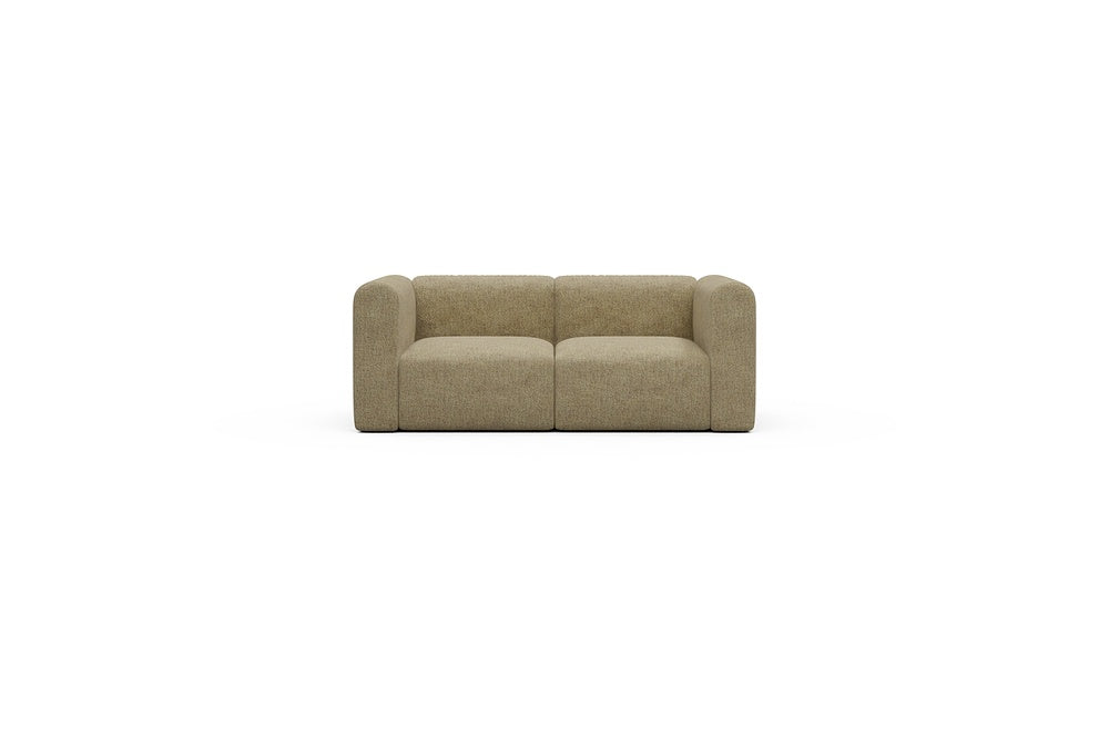 Rund Casual Modular Sofa - Configurations 1 - A2H - 194 x 97 cm - 2 Seater - 774 Carreno Sicilian Yellow