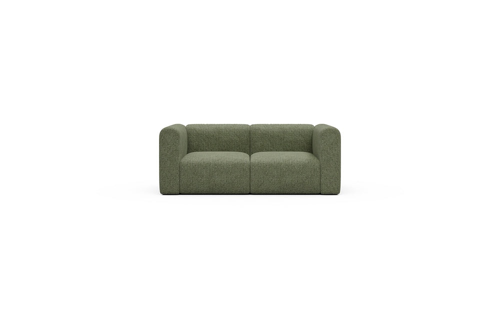 Rund Casual Modular Sofa - Configurations 1 - A2H - 194 x 97 cm - 2 Seater - 775 Carreno Vivid Green