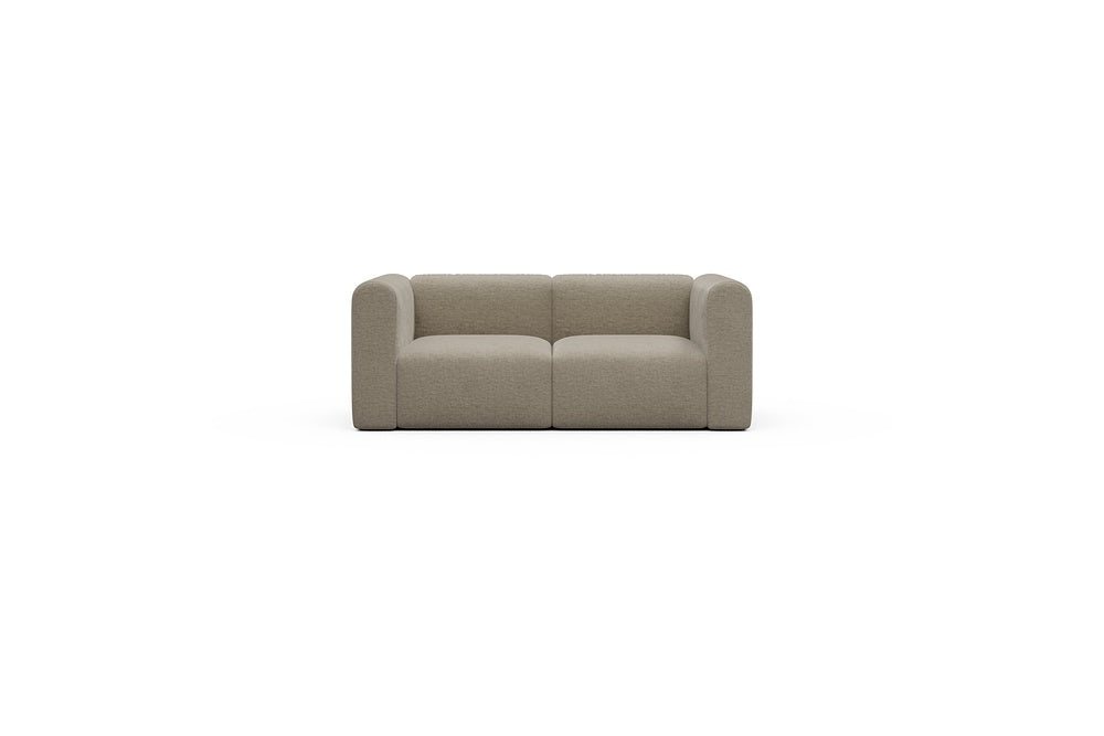 Rund Casual Modular Sofa - Configurations 1 - A2H - 194 x 97 cm - 2 Seater - 810 Smooth Smooth Beige