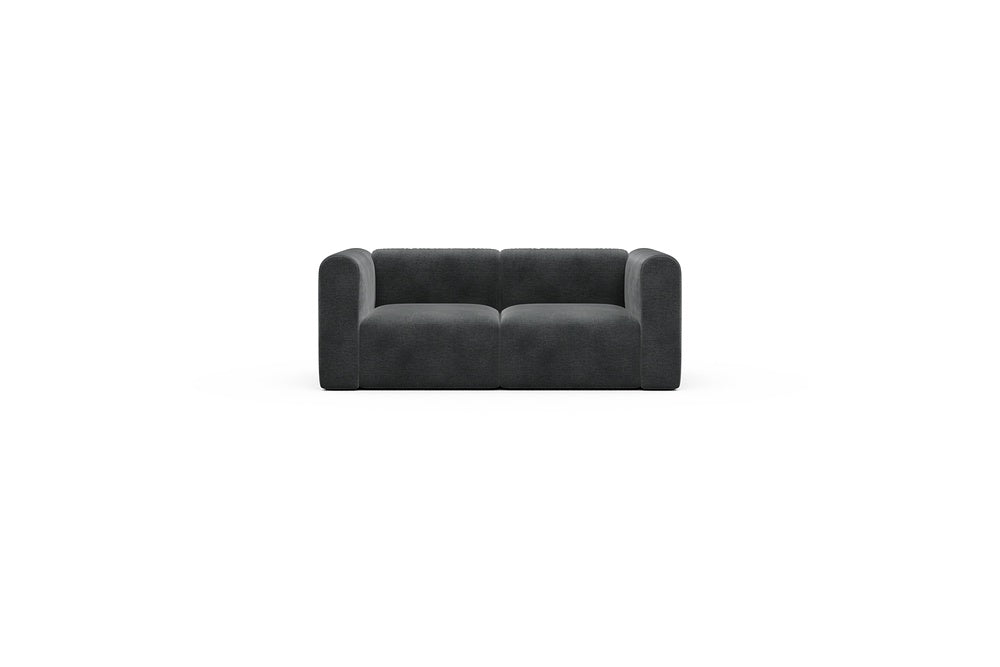 Rund Casual Modular Sofa - Configurations 1 - A2H - 194 x 97 cm - 2 Seater - 811 Smooth Deep Warm Grey
