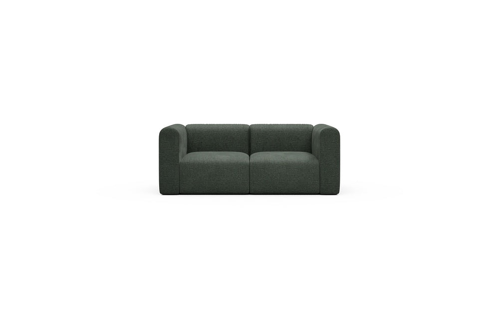 Rund Casual Modular Sofa - Configurations 1 - A2H - 194 x 97 cm - 2 Seater - 818 Aivi Pine Green