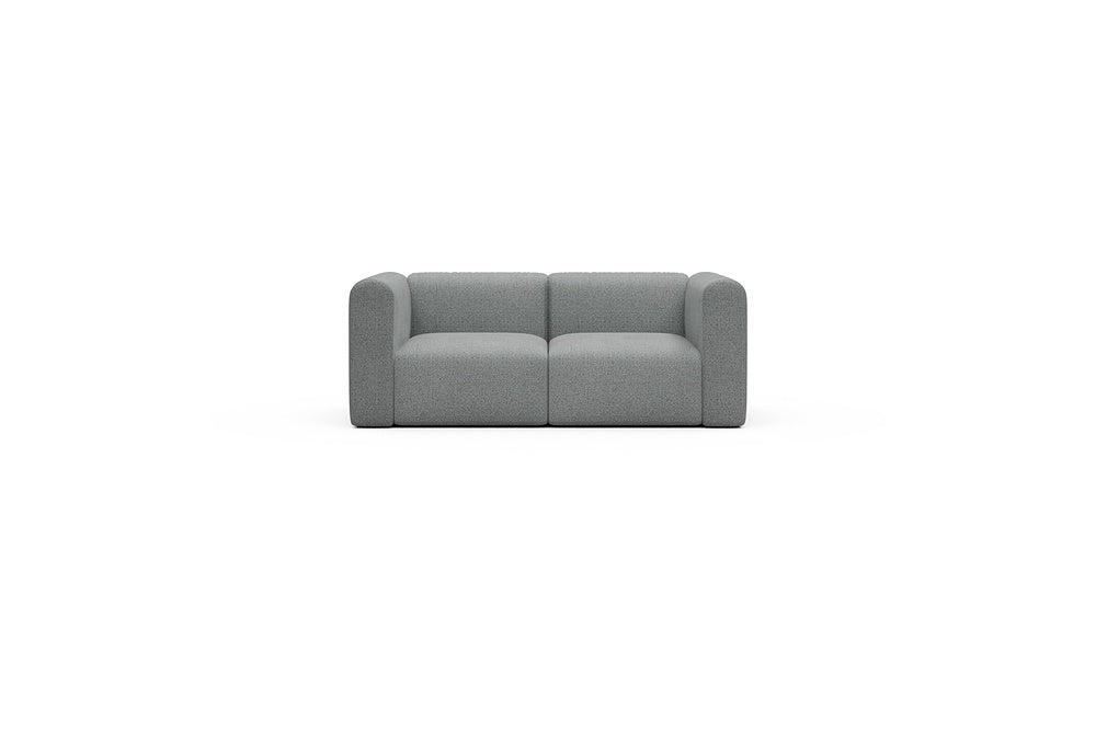 Rund Casual Modular Sofa - Configurations 1 - A2H - 194 x 97 cm - 2 Seater - 819 Aivi Gravel Grey