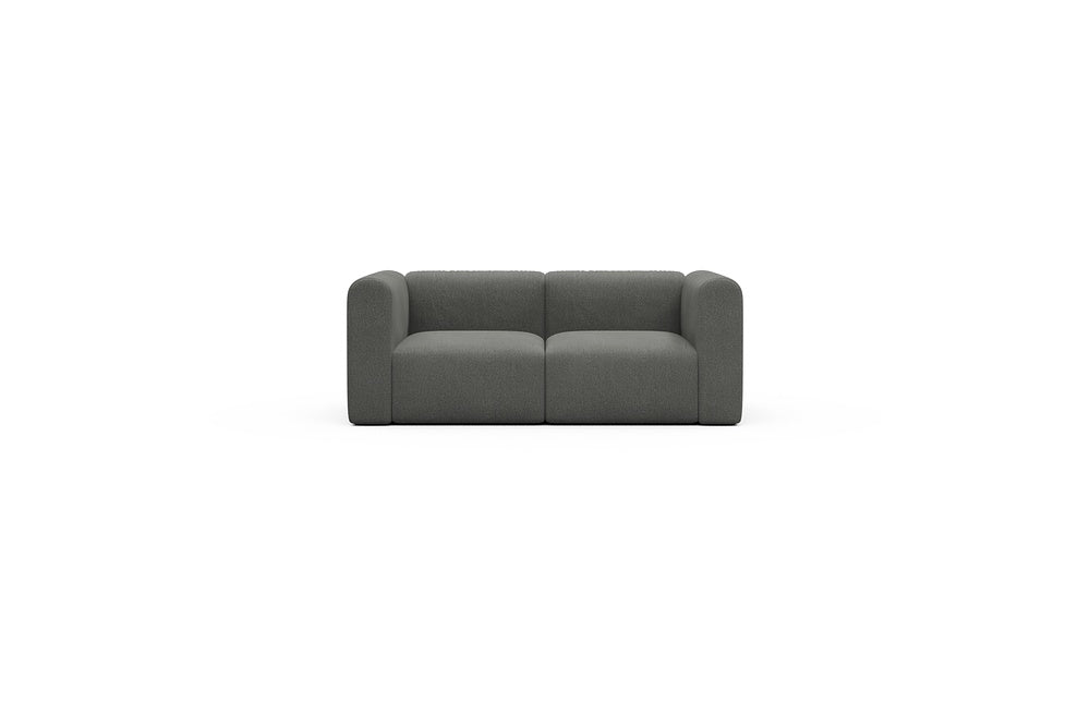Rund Casual Modular Sofa - Configurations 1 - A2H - 194 x 97 cm - 2 Seater - 852 Mahoga Seal Grey