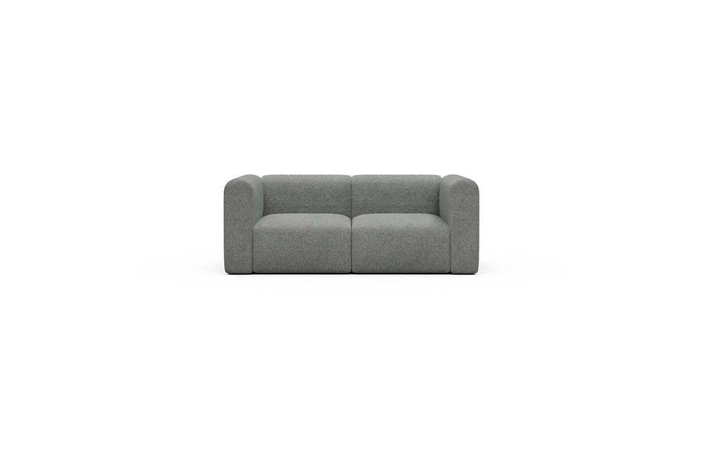 Rund Casual Modular Sofa - Configurations 1 - A2H - 194 x 97 cm - 2 Seater - 868 Vanora Warm Grey