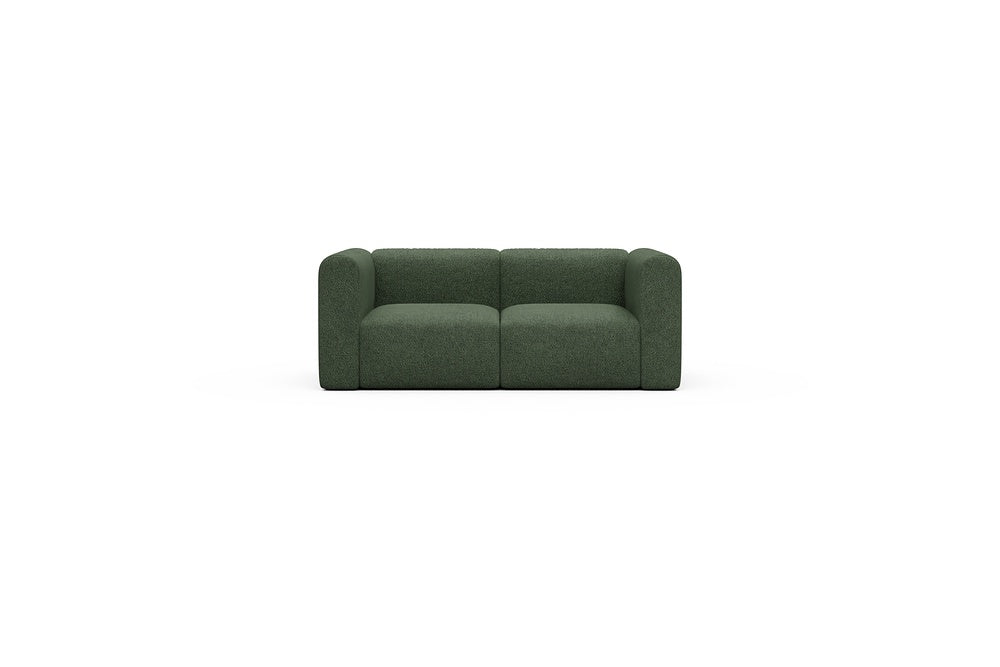 Rund Casual Modular Sofa - Configurations 1 - A2H - 194 x 97 cm - 2 Seater - 869 Vanora Deep Green