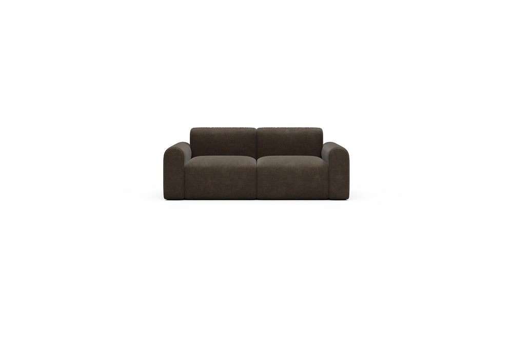 Rund Casual Modular Sofa - Configurations 1 - A2L - 194 x 97 cm - 2 Seater - 411 Esina Cedar Brown