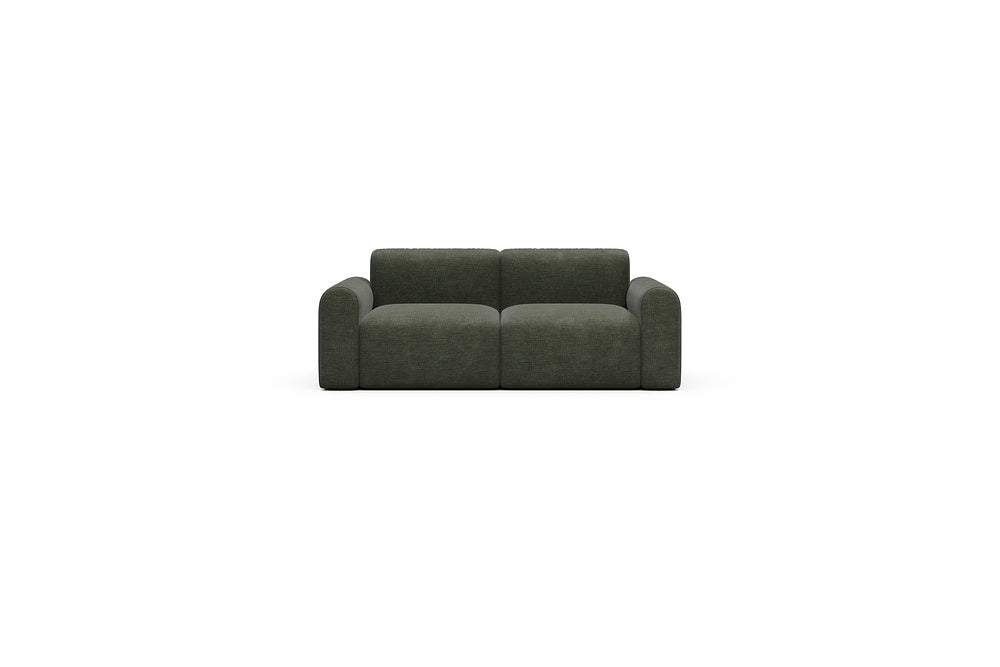 Rund Casual Modular Sofa - Configurations 1 - A2L - 194 x 97 cm - 2 Seater - 413 Esina Olive Green