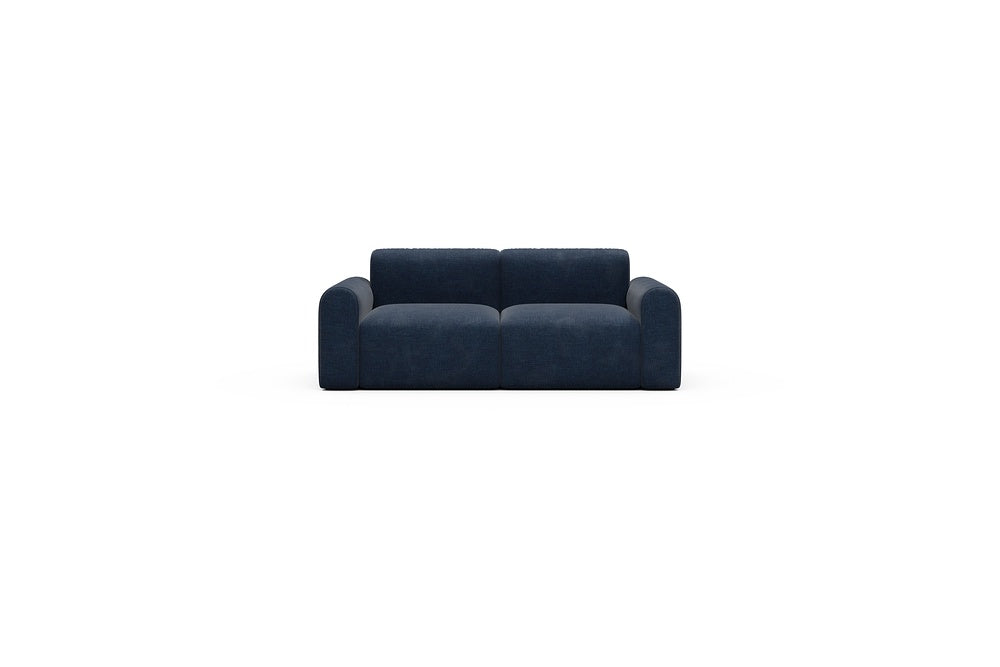 Rund Casual Modular Sofa - Configurations 1 - A2L - 194 x 97 cm - 2 Seater - 414 Esina Indigo Blue