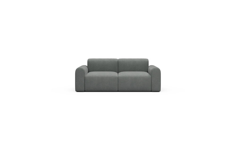 Rund Casual Modular Sofa - Configurations 1 - A2L - 194 x 97 cm - 2 Seater - 440 Satya Steel Grey