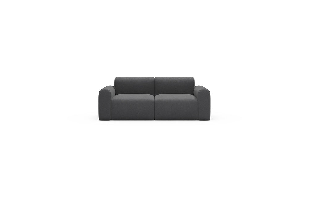 Rund Casual Modular Sofa - Configurations 1 - A2L - 194 x 97 cm - 2 Seater - 441 Satya Warm Zinc
