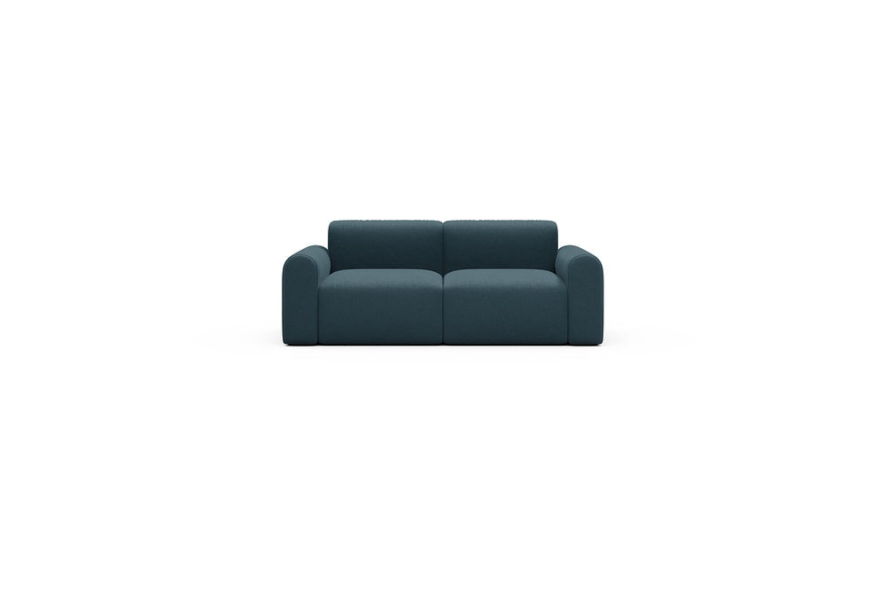 Rund Casual Modular Sofa - Configurations 1 - A2L - 194 x 97 cm - 2 Seater - 443 Satya Deep Blue