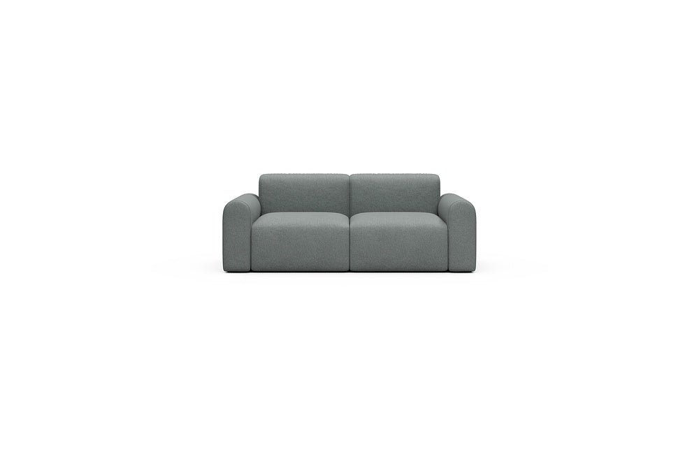 Rund Casual Modular Sofa - Configurations 1 - A2L - 194 x 97 cm - 2 Seater - 485 Denari Soft Grey