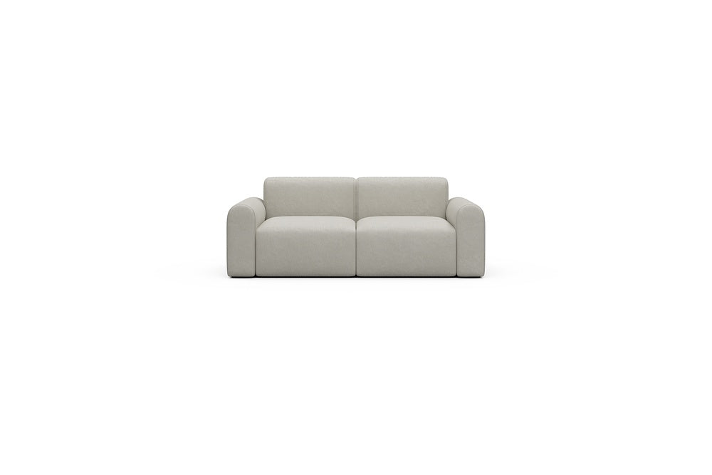 Rund Casual Modular Sofa - Configurations 1 - A2L - 194 x 97 cm - 2 Seater - 487 Denari Clean Beige