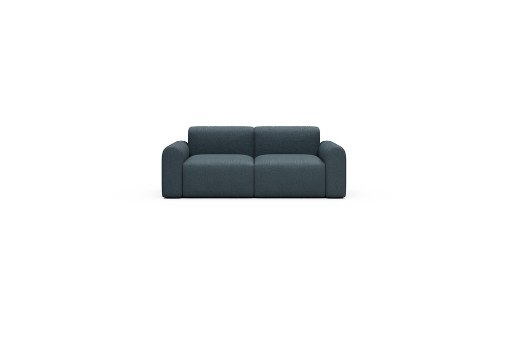 Rund Casual Modular Sofa - Configurations 1 - A2L - 194 x 97 cm - 2 Seater - 489 Denari Royal Blue