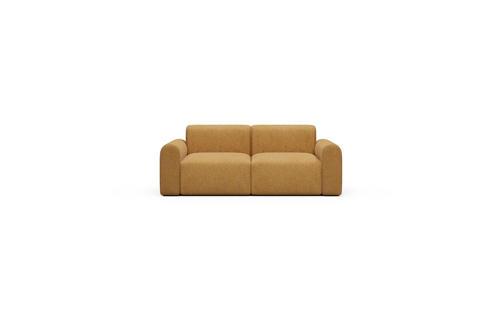 Rund Casual Modular Sofa - Configurations 1 - A2L - 194 x 97 cm - 2 Seater - 497 Casone Warm Yellow