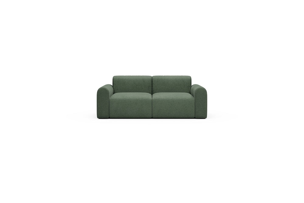 Rund Casual Modular Sofa - Configurations 1 - A2L - 194 x 97 cm - 2 Seater - 498 Casone Forest Green