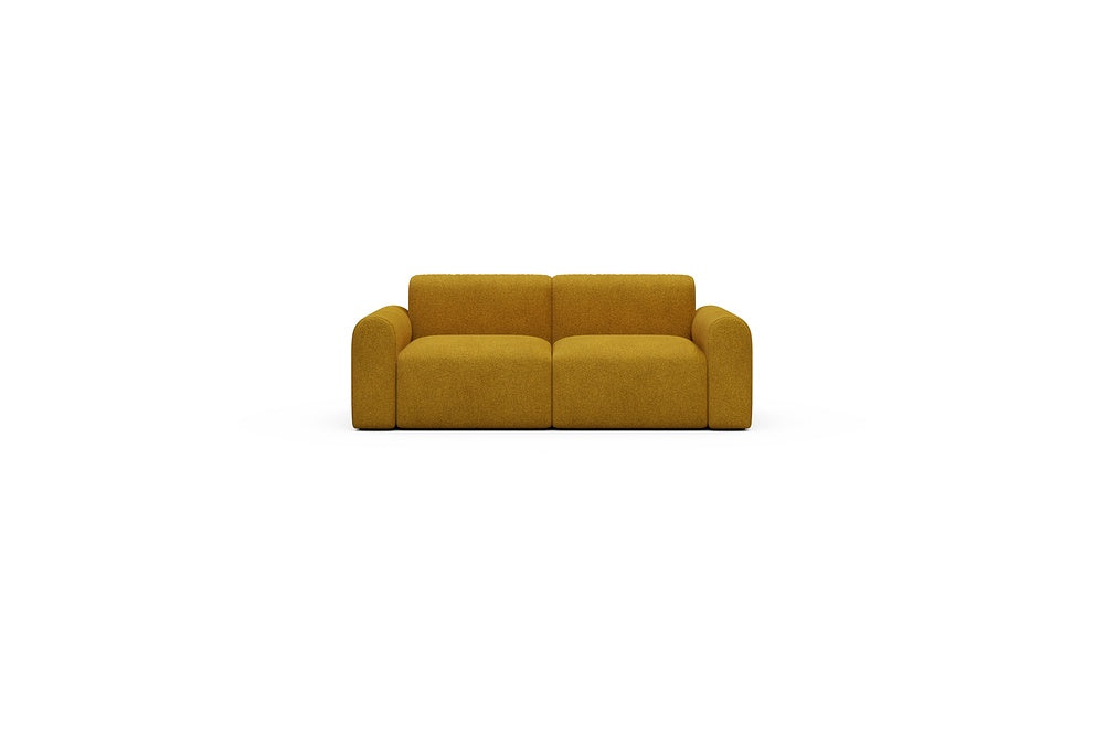 Rund Casual Modular Sofa - Configurations 1 - A2L - 194 x 97 cm - 2 Seater - 536 Bouclé Ochre
