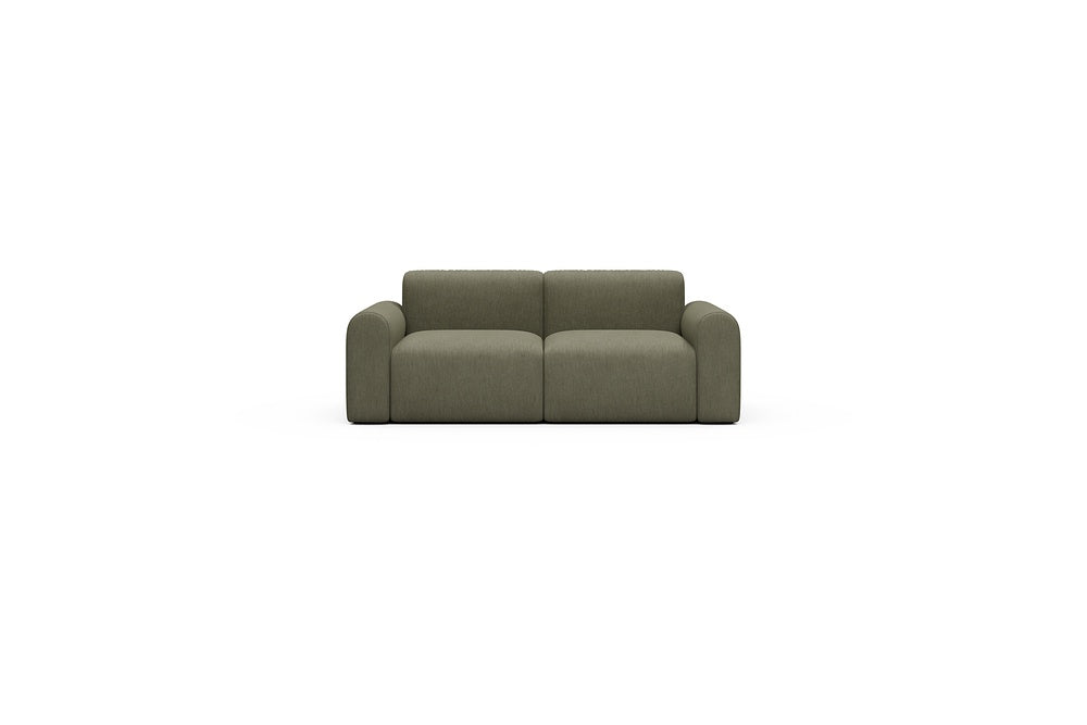 Rund Casual Modular Sofa - Configurations 1 - A2L - 194 x 97 cm - 2 Seater - 575 Vivus Dusty Olive