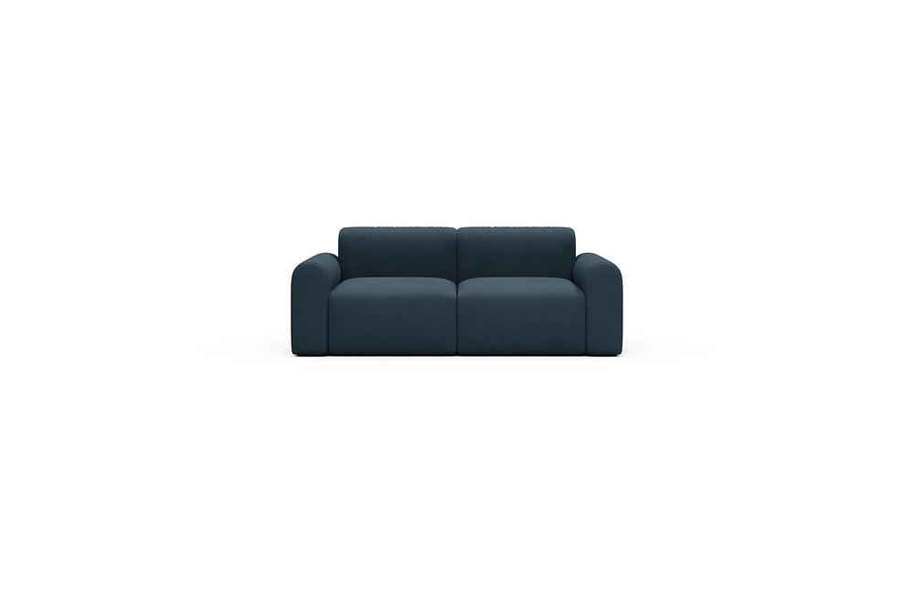 Rund Casual Modular Sofa - Configurations 1 - A2L - 194 x 97 cm - 2 Seater - 580 Argus Navy Blue