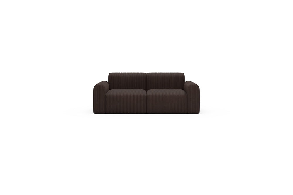 Rund Casual Modular Sofa - Configurations 1 - A2L - 194 x 97 cm - 2 Seater - 600 Corduroy Cocoa