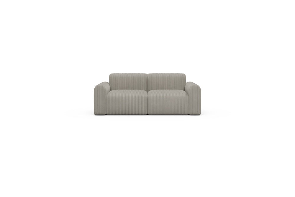 Rund Casual Modular Sofa - Configurations 1 - A2L - 194 x 97 cm - 2 Seater - 603 Corduroy Beige