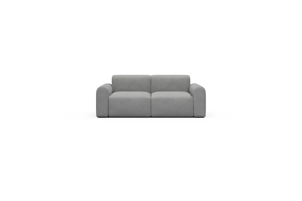 Rund Casual Modular Sofa - Configurations 1 - A2L - 194 x 97 cm - 2 Seater - 764 Cura Sand Grey
