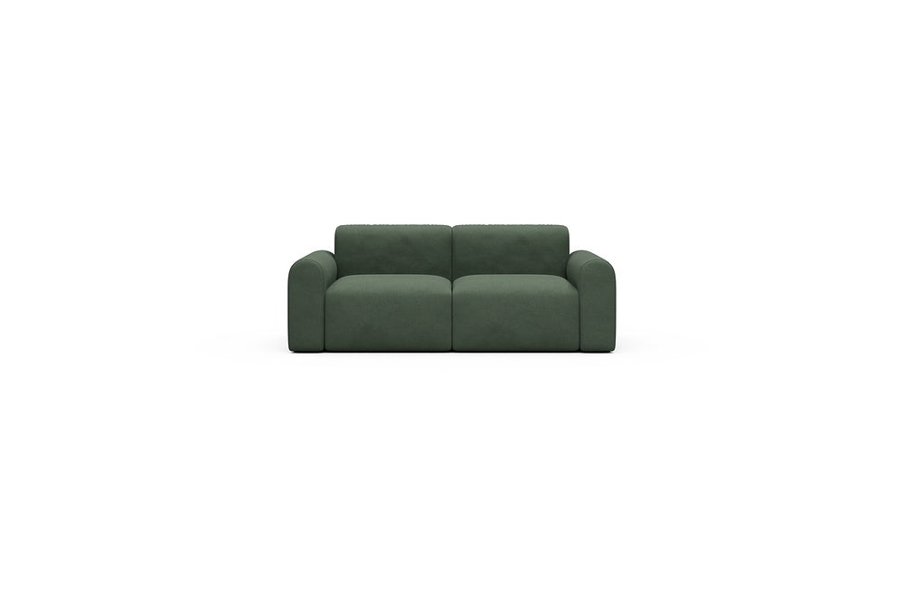 Rund Casual Modular Sofa - Configurations 1 - A2L - 194 x 97 cm - 2 Seater - 769 Cura Saga Green