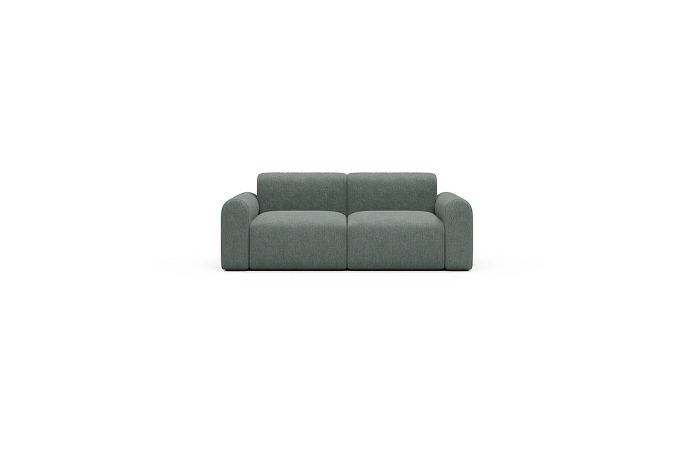 Rund Casual Modular Sofa - Configurations 1 - A2L - 194 x 97 cm - 2 Seater - 770 Carreno Cielo Blue