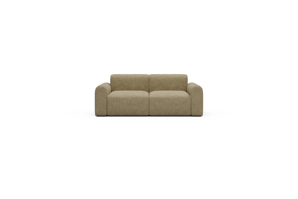 Rund Casual Modular Sofa - Configurations 1 - A2L - 194 x 97 cm - 2 Seater - 774 Carreno Sicilian Yellow