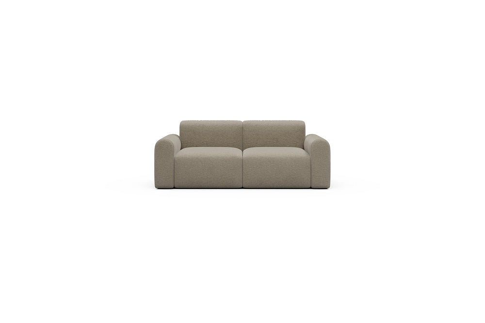 Rund Casual Modular Sofa - Configurations 1 - A2L - 194 x 97 cm - 2 Seater - 810 Smooth Smooth Beige