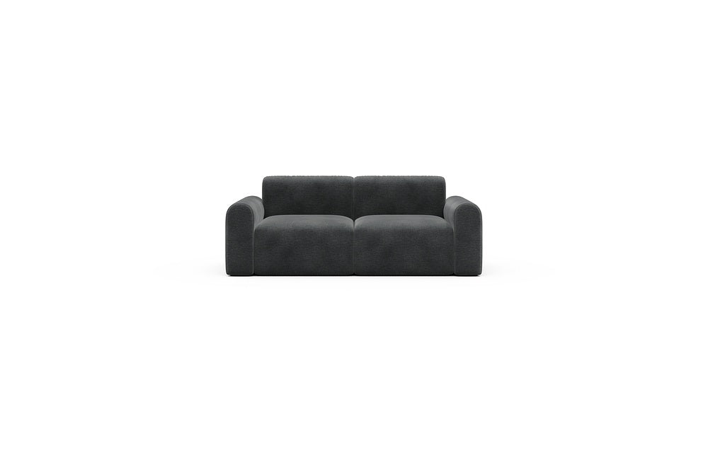Rund Casual Modular Sofa - Configurations 1 - A2L - 194 x 97 cm - 2 Seater - 811 Smooth Deep Warm Grey