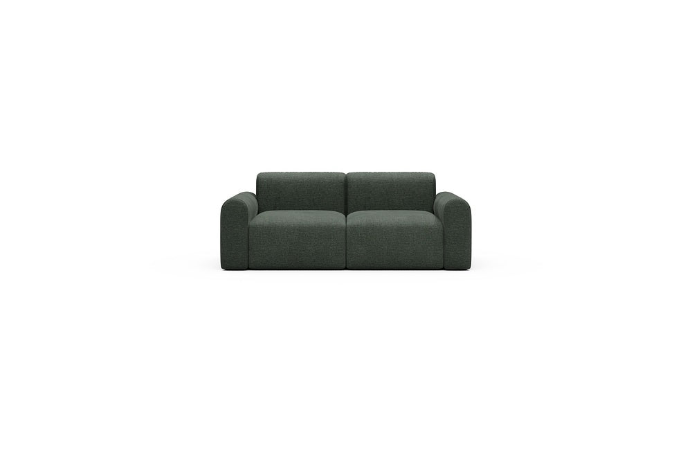 Rund Casual Modular Sofa - Configurations 1 - A2L - 194 x 97 cm - 2 Seater - 818 Aivi Pine Green