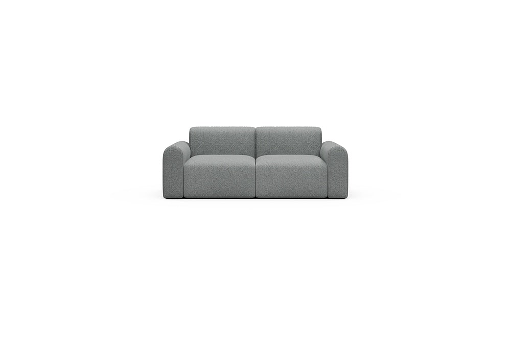 Rund Casual Modular Sofa - Configurations 1 - A2L - 194 x 97 cm - 2 Seater - 819 Aivi Gravel Grey