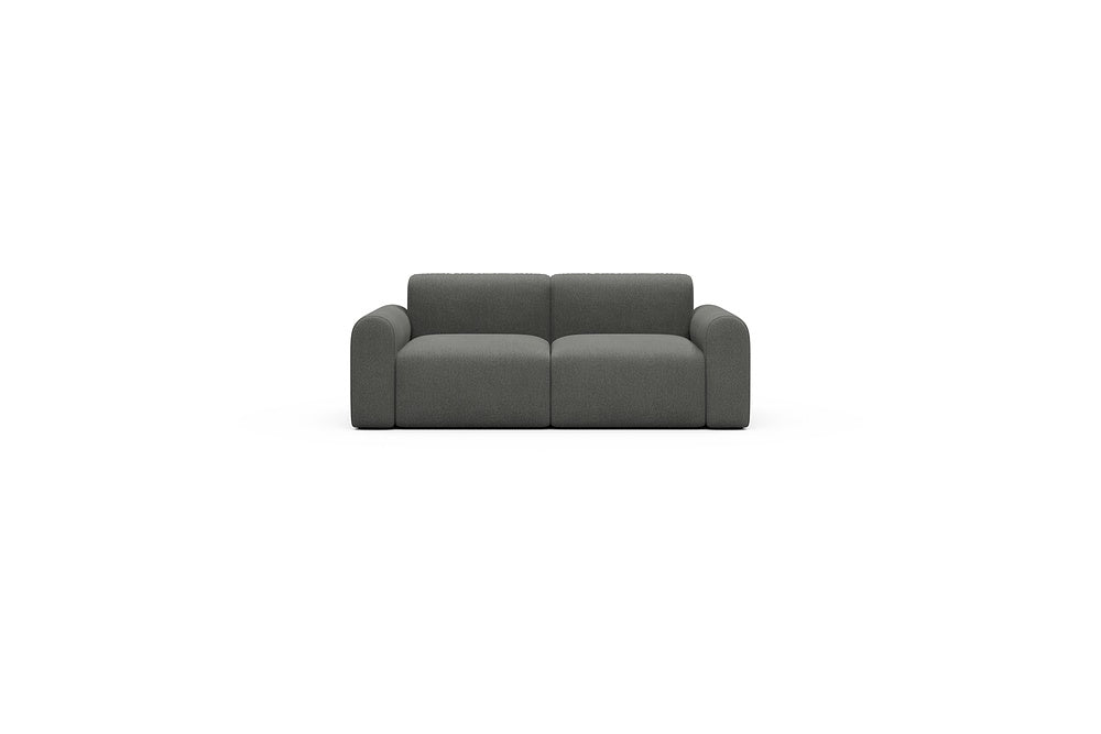 Rund Casual Modular Sofa - Configurations 1 - A2L - 194 x 97 cm - 2 Seater - 852 Mahoga Seal Grey