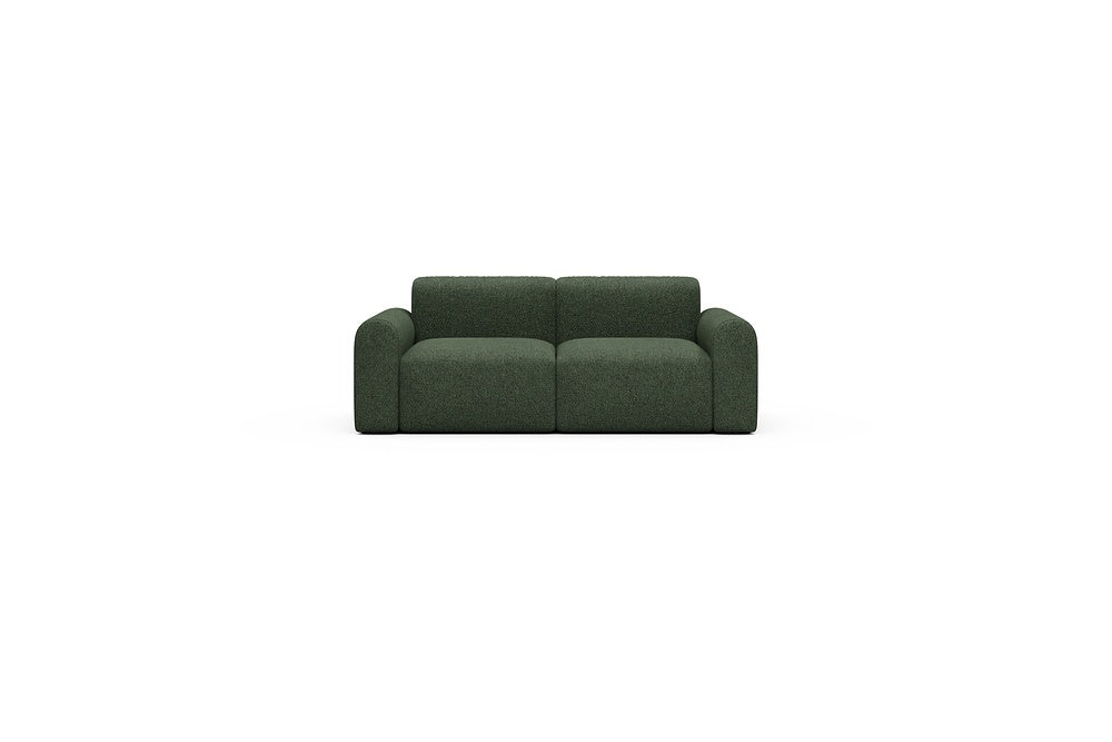 Rund Casual Modular Sofa - Configurations 1 - A2L - 194 x 97 cm - 2 Seater - 869 Vanora Deep Green