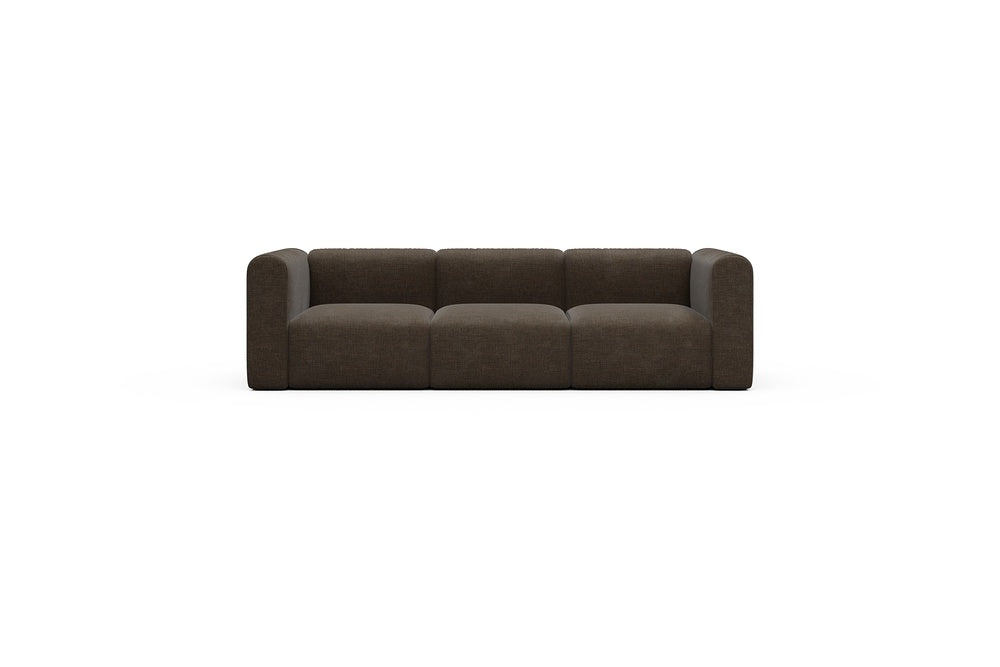 Rund Casual Modular Sofa - Configurations 1 - A3H - 266 x 97 cm - 3 Seater - 411 Esina Cedar Brown