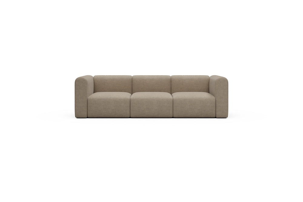 Rund Casual Modular Sofa - Configurations 1 - A3H - 266 x 97 cm - 3 Seater - 417 Esina Mocha